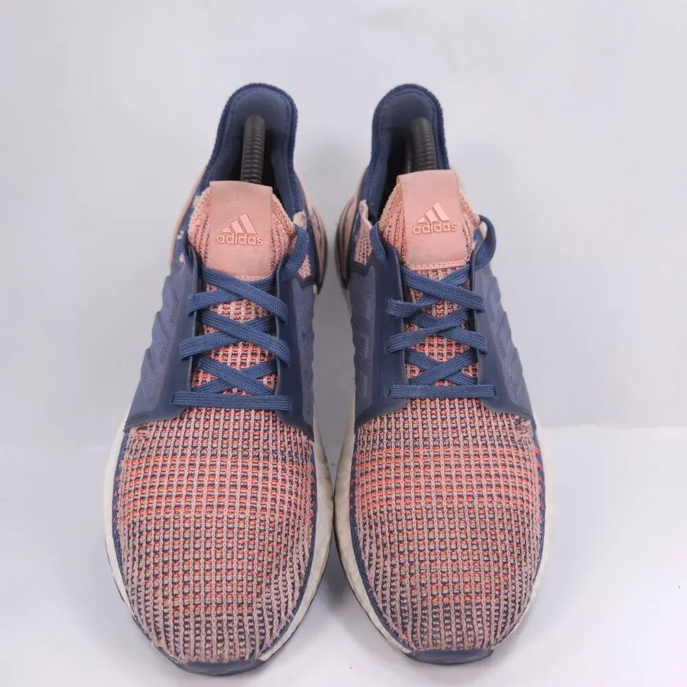 Adidas Ultraboost 19 Lace Up Athletic Training Shoe Womens Size 8 G54013 Blue